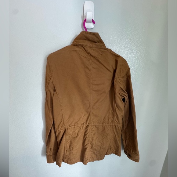Garnet Hill Organic Cotton Tan Jacket Size 6 - Picture 2 of 7